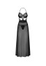 Iliosa chemise and thong - Black