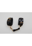 Leather Handcuffs Rings Collection BLACK & GOLD