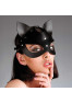 Catwoman Black Leather Mask