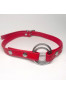 Baillon Ring red leather