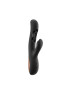 Gem pressure sensing rabbit vibrator Black