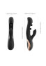 Gem pressure sensing rabbit vibrator Black