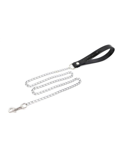 Long chain leash Black